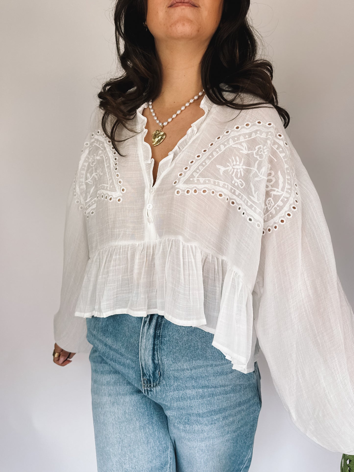 Blouse Assia Blanche
