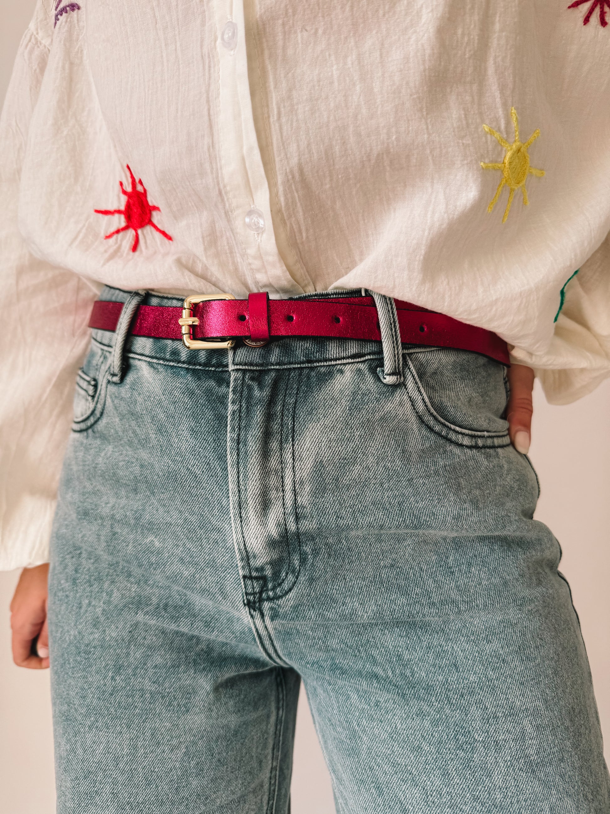 Ceinture Solange Rose - Anemone Store