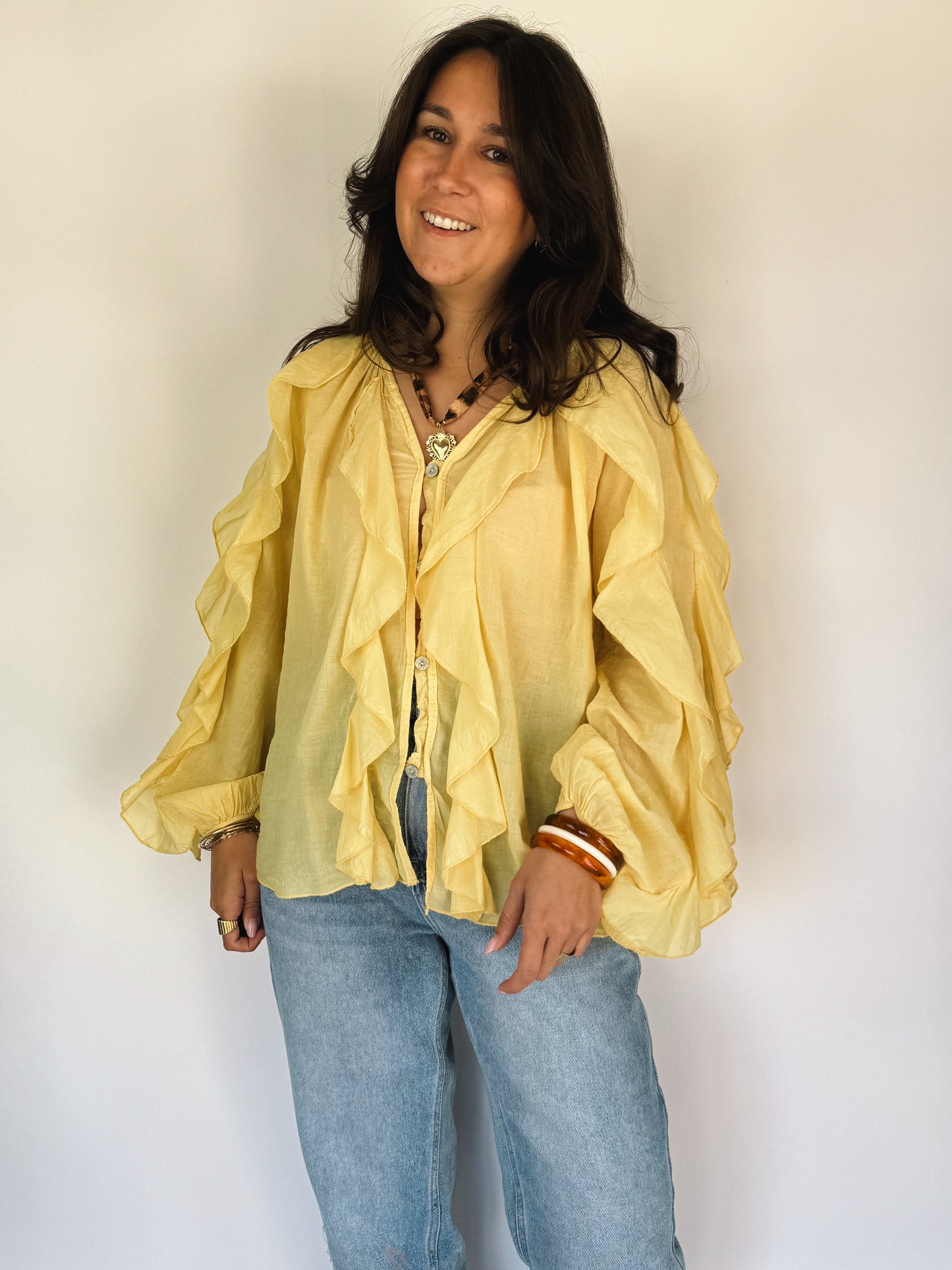 Chemise Roxane Jaune
