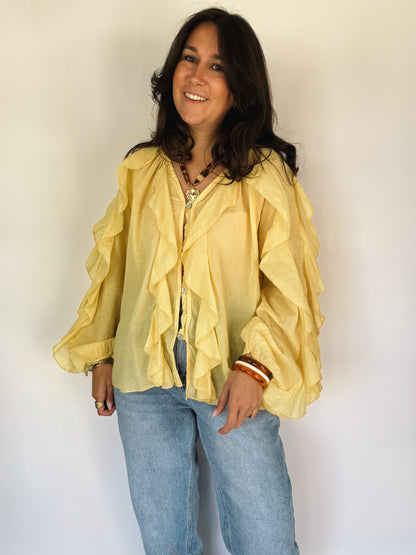 Chemise Roxane Jaune