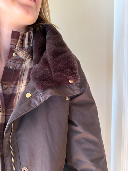 Parka chocolat CHLOÉ - Anemone Store