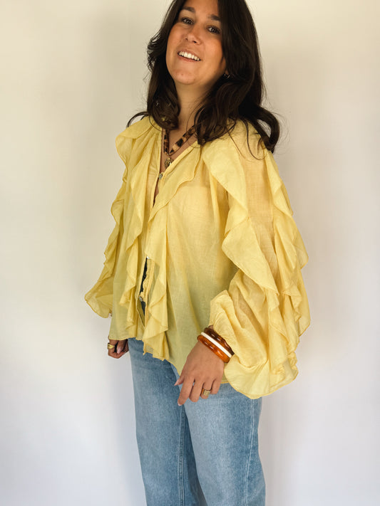 Chemise Roxane Jaune