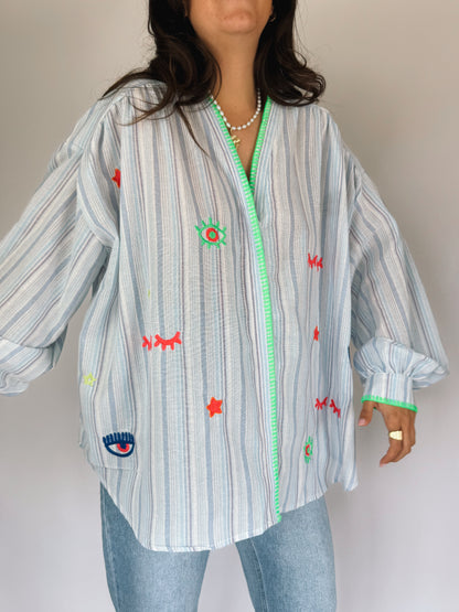 Chemise Alma Bleue