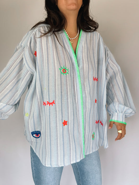 Chemise Alma Bleue