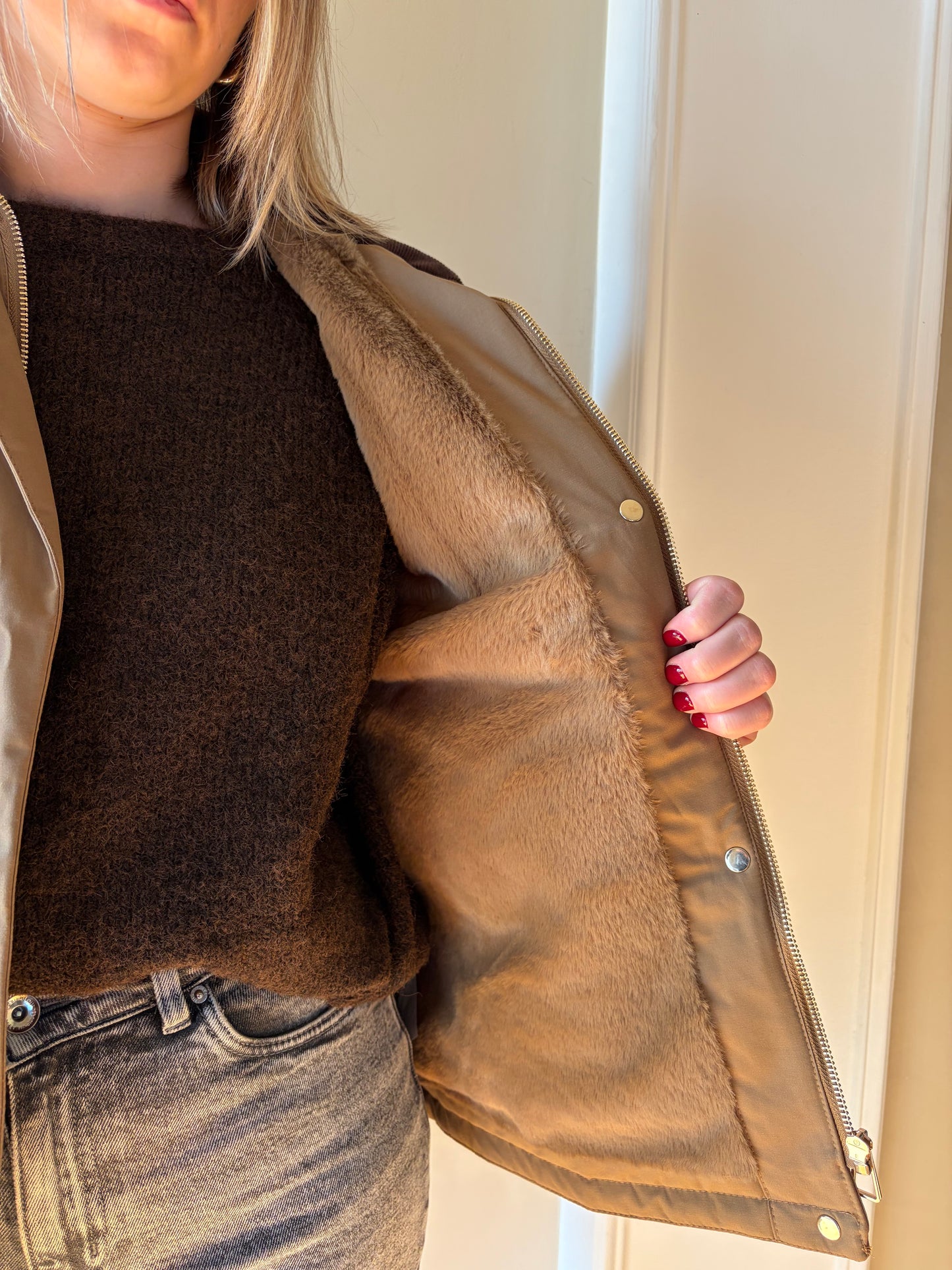 Parka camel LIVIA - Anemone Store
