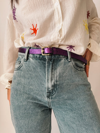 Ceinture Solange Violette - Anemone Store