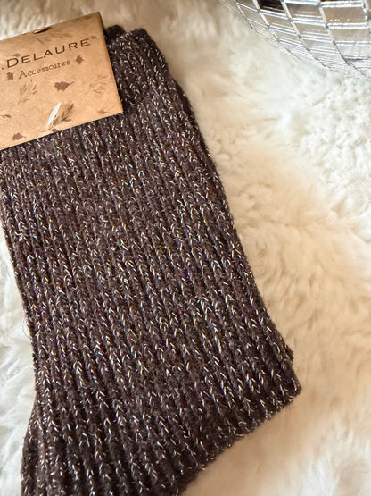 Chaussette brillante