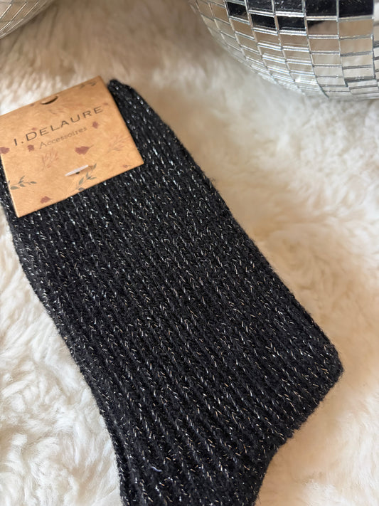 Chaussette brillante