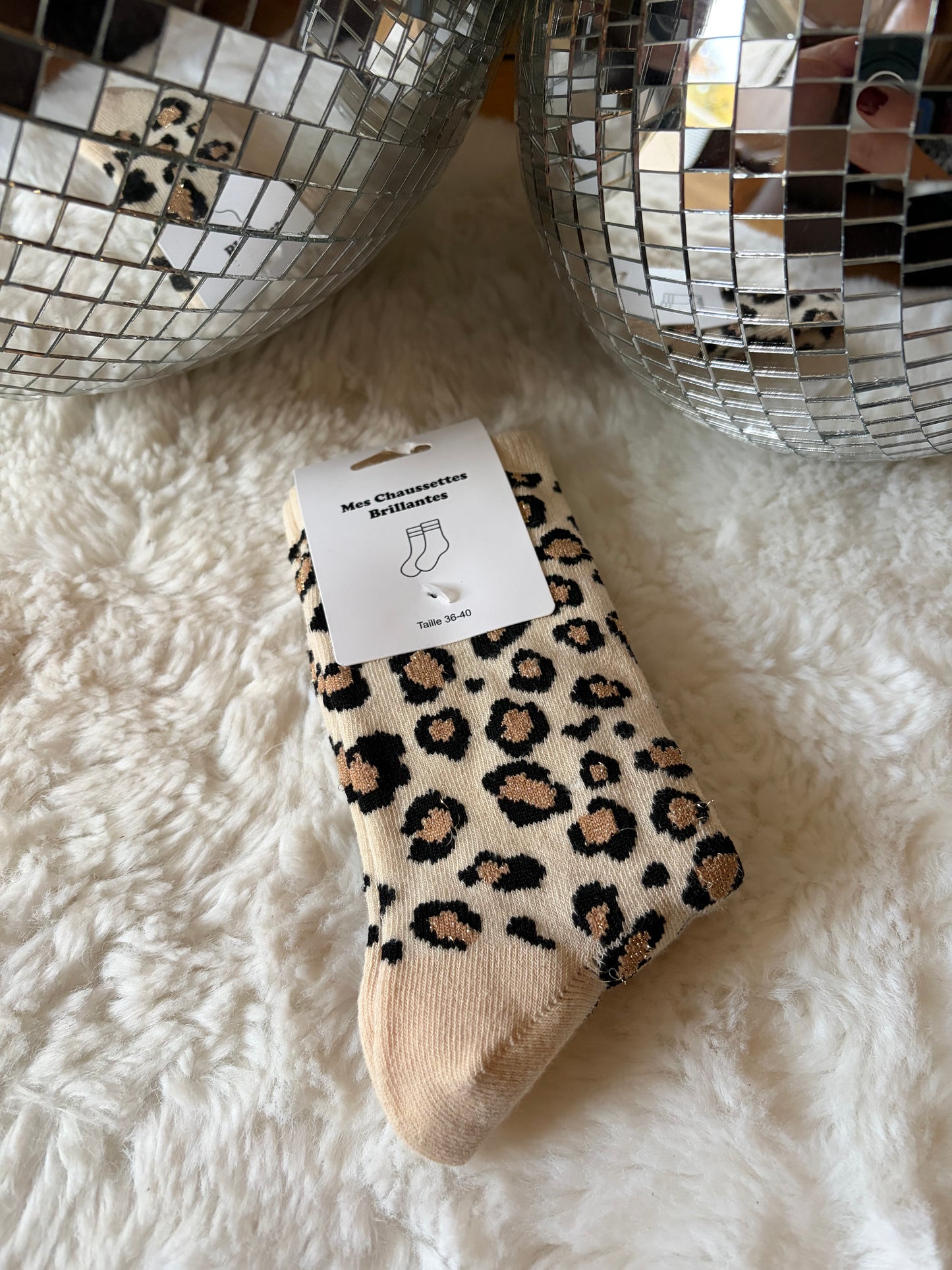 Chaussette léopard