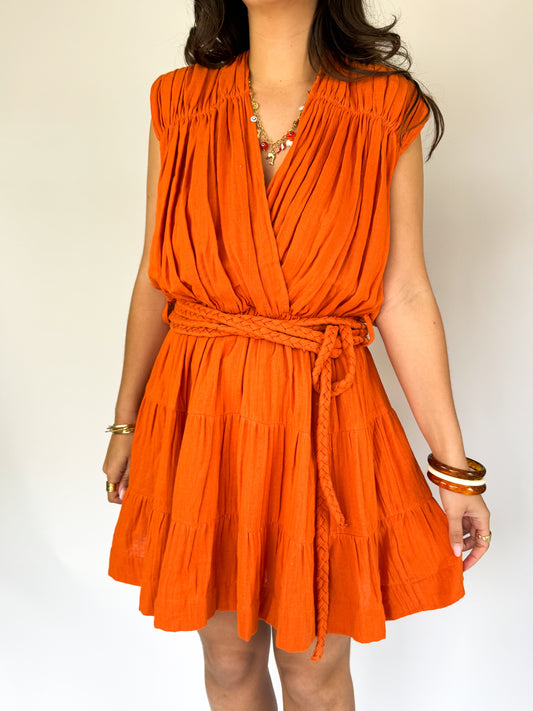 Robe Clémence Orange