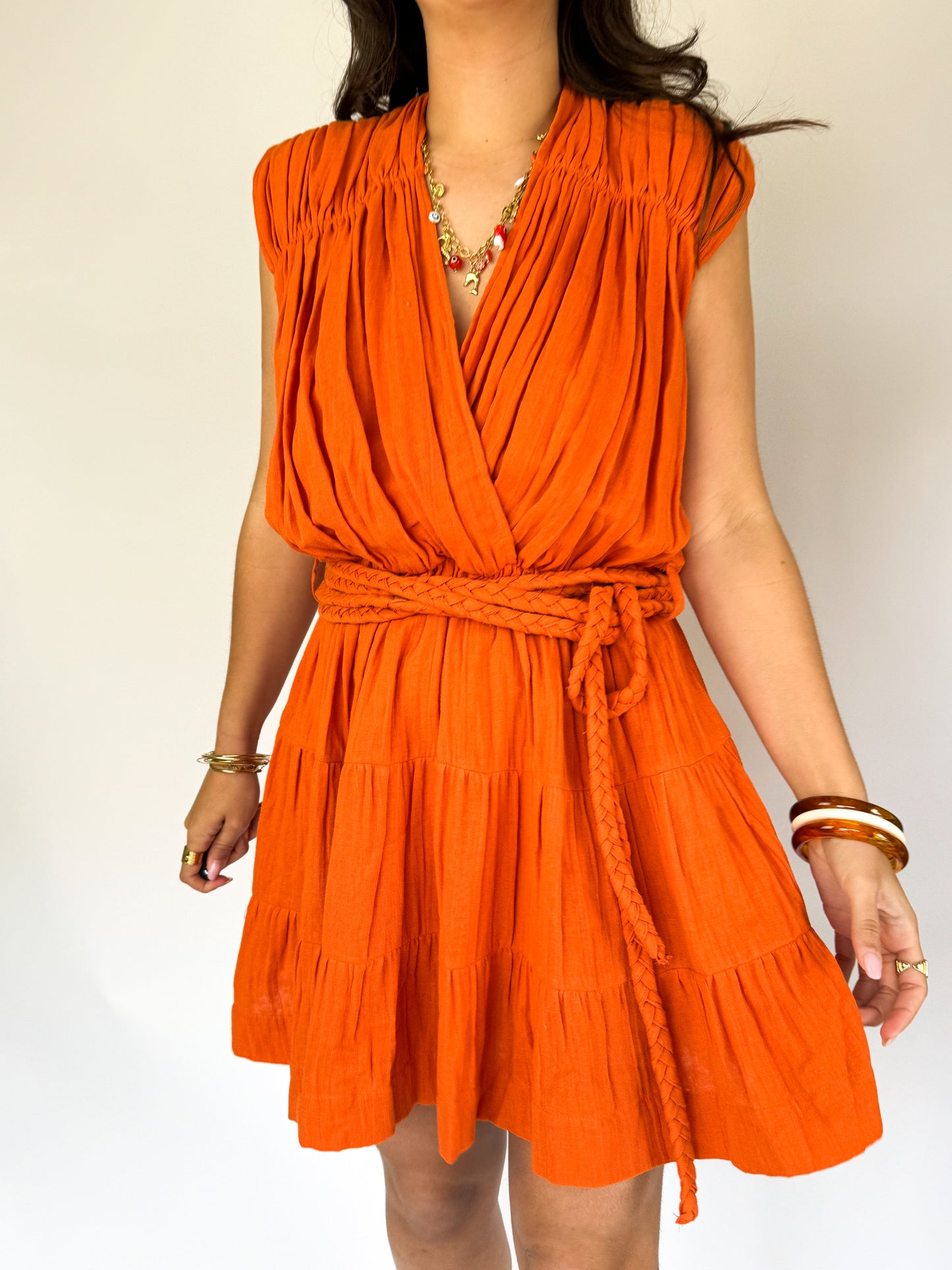 Robe Clémence Orange