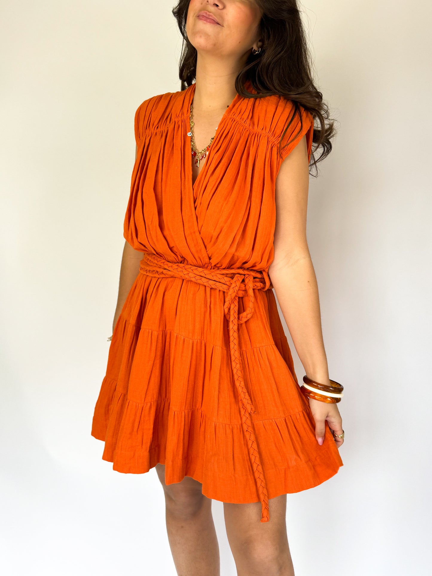 Robe Clémence Orange
