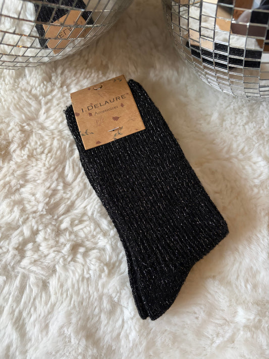Chaussette brillante