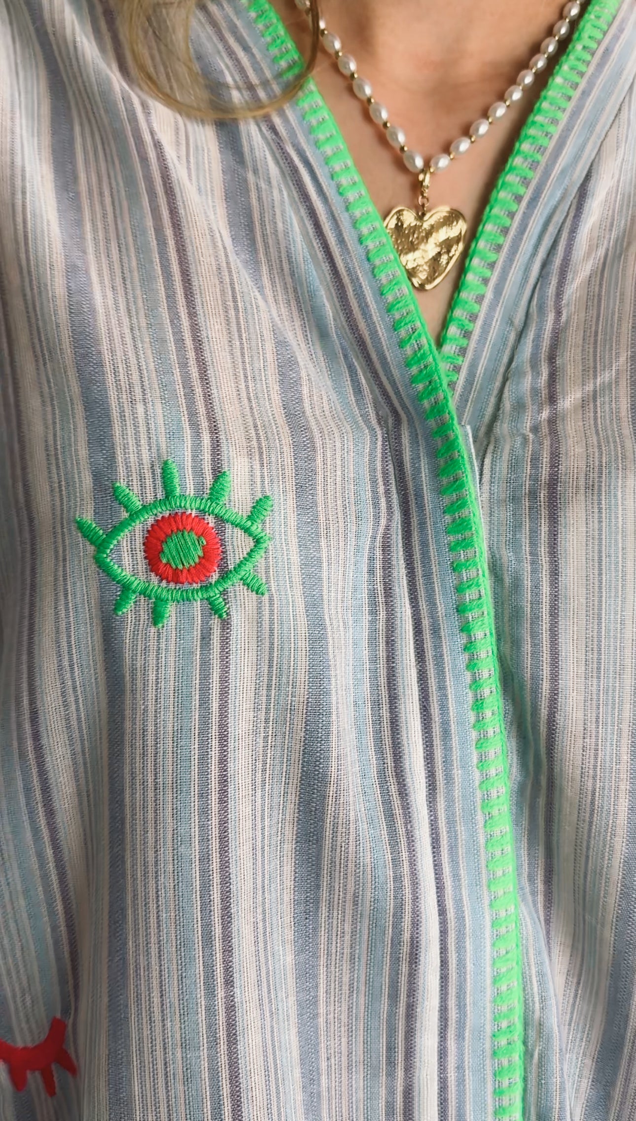 Chemise Alma Bleue