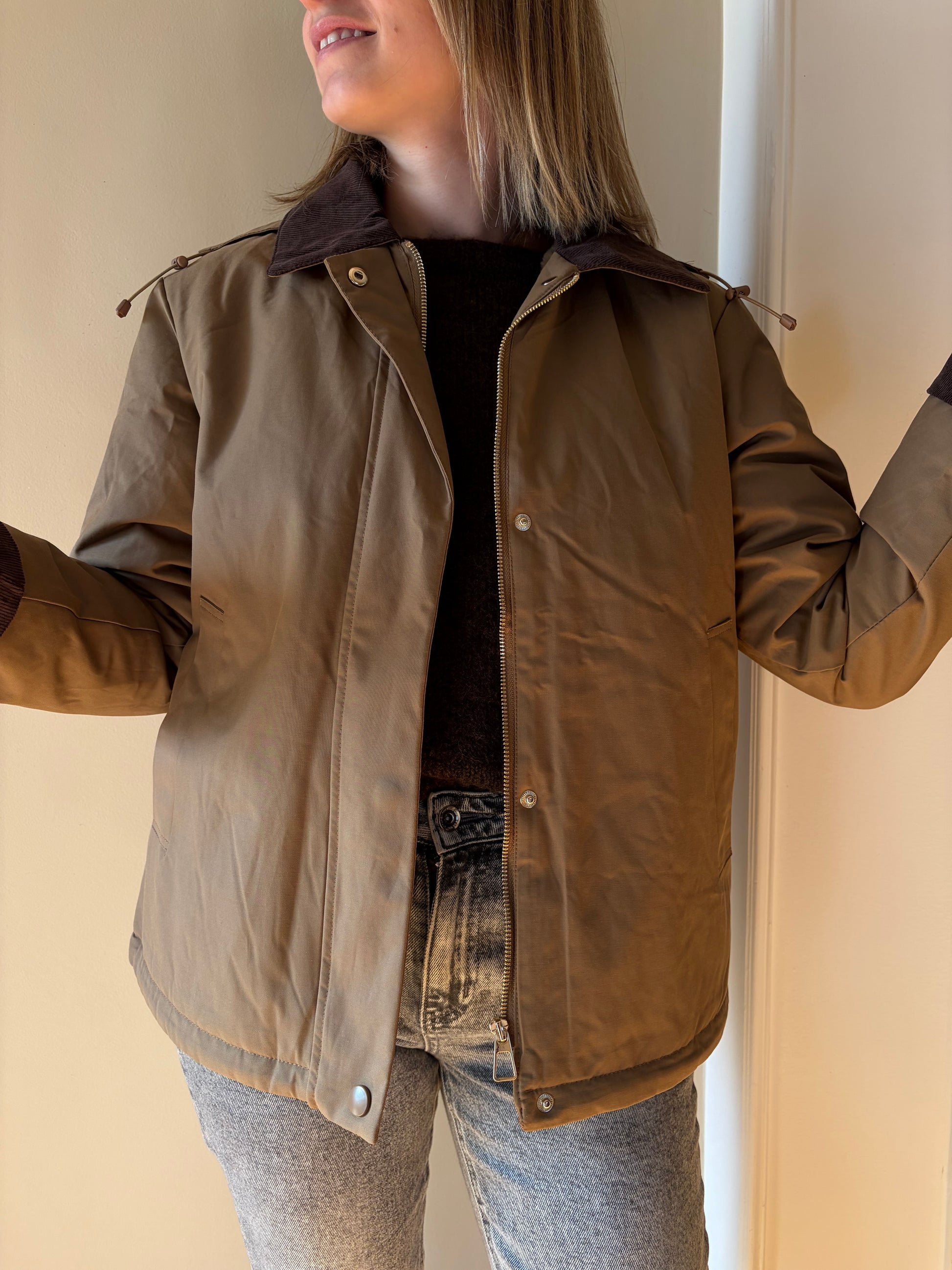 Parka camel LIVIA - Anemone Store