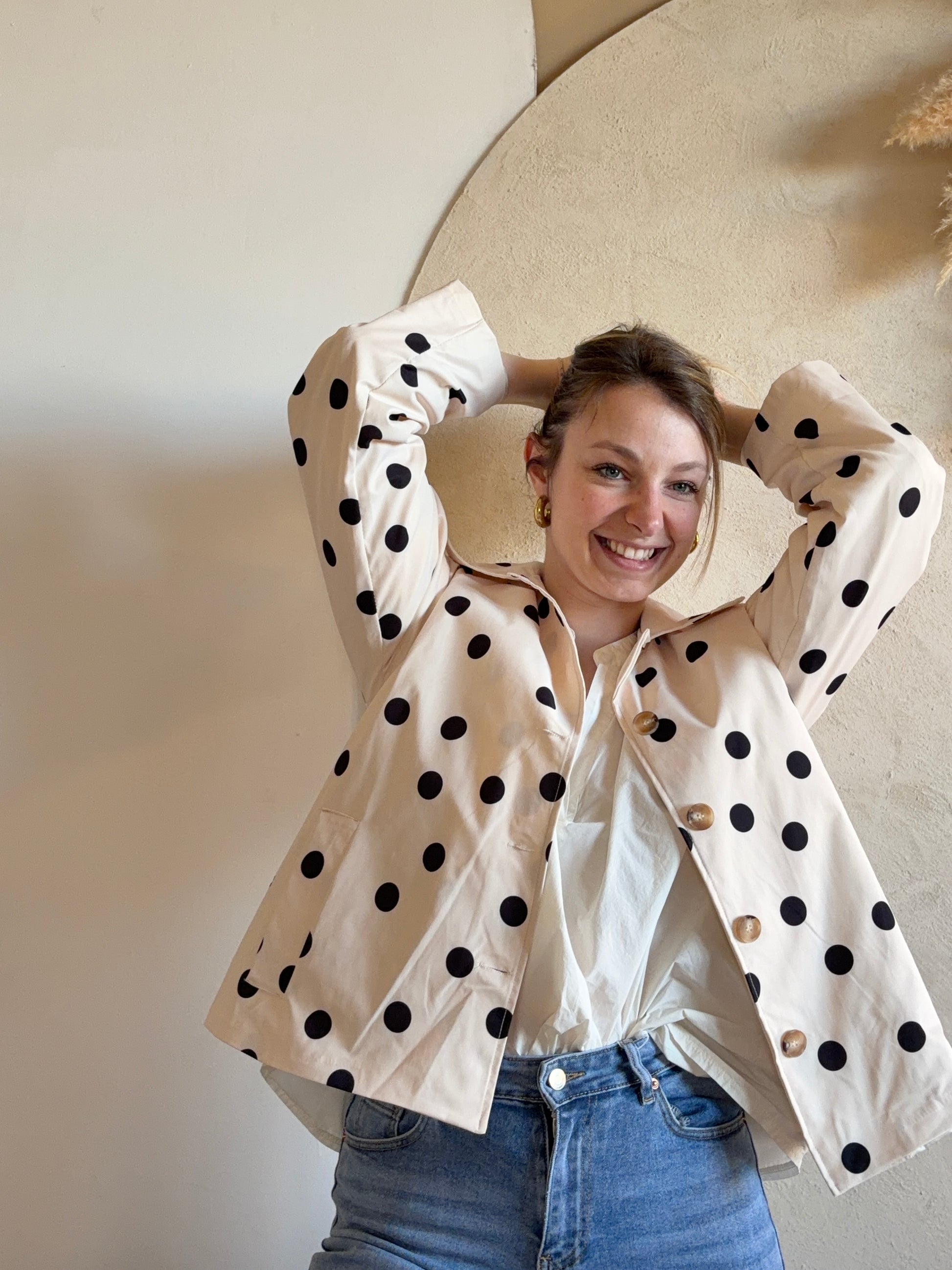 Veste à pois LINO - Anemone Store