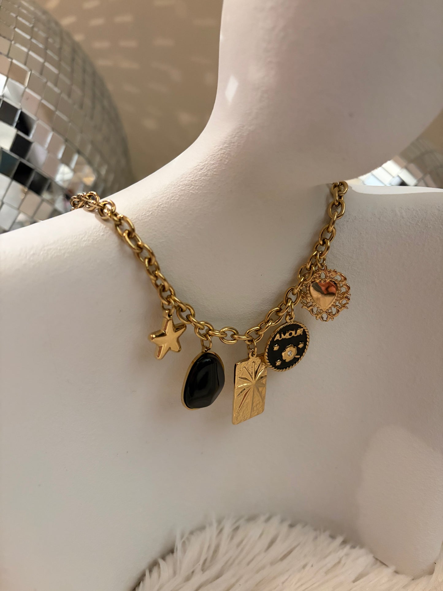 Collier RITA noir