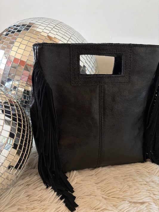 Sac MADDY noir brillant