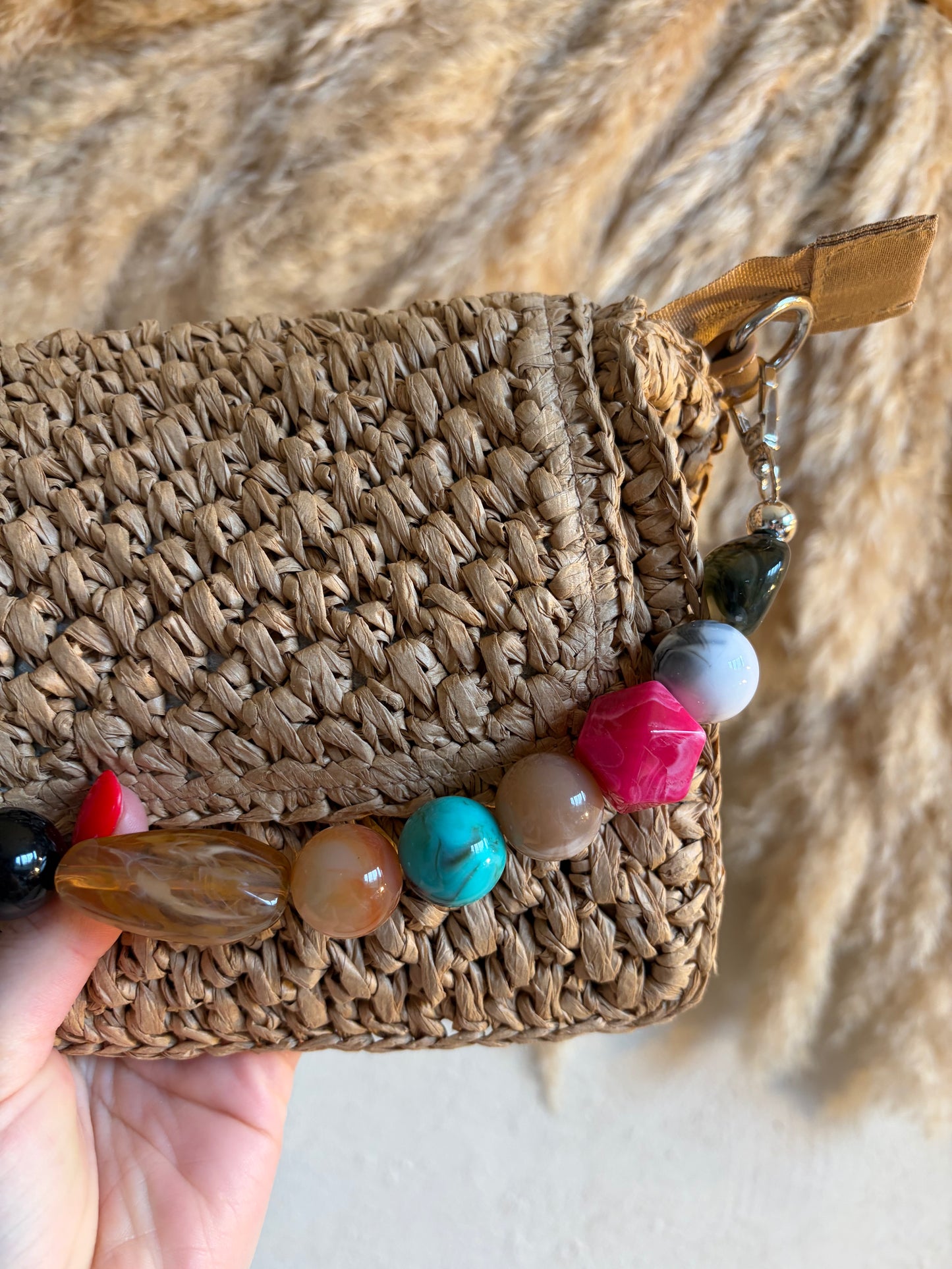 Pochette raphia - Anemone Store