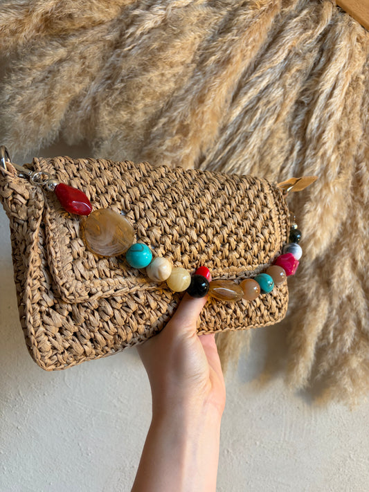Pochette raphia - Anemone Store