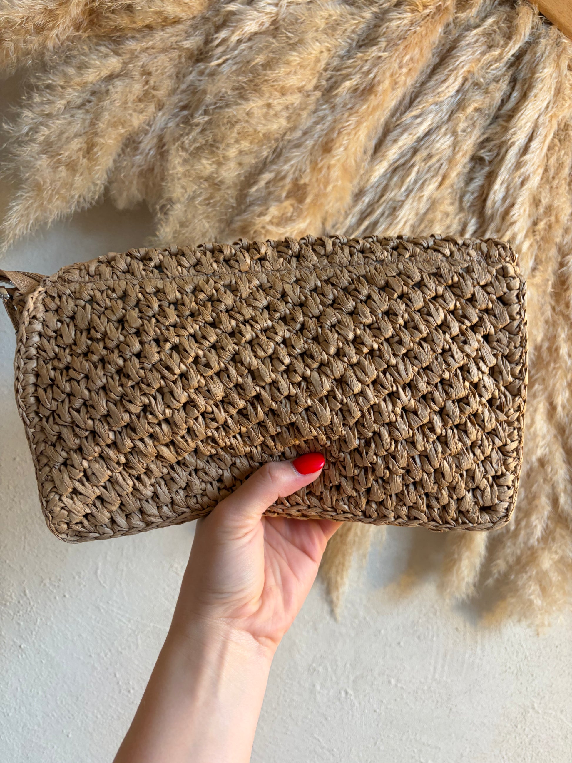 Pochette raphia - Anemone Store