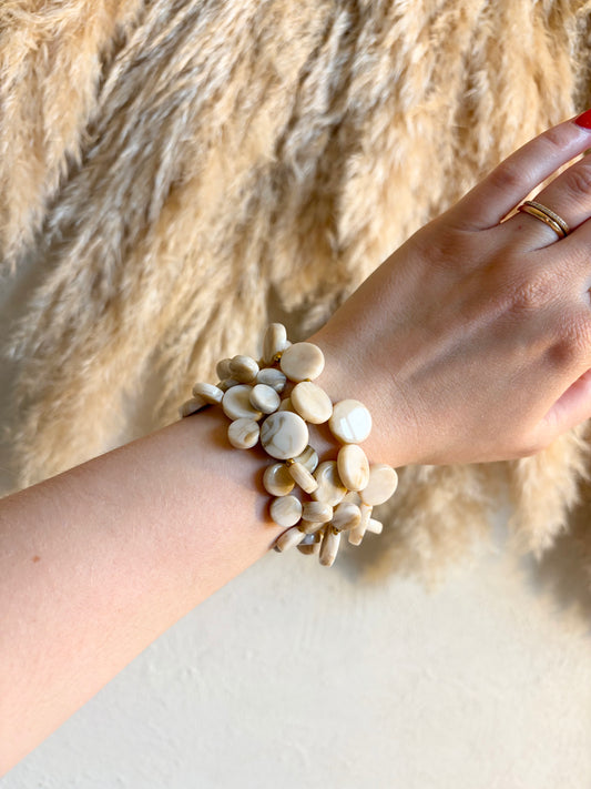 Bracelet beige - Anemone Store