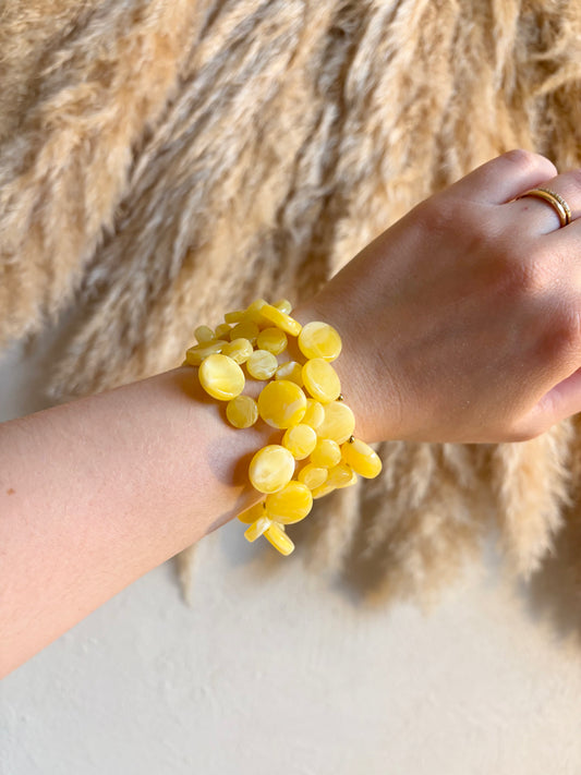 Bracelet jaune - Anemone Store