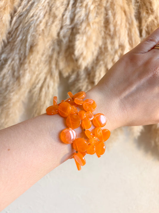 Bracelets orange - Anemone Store
