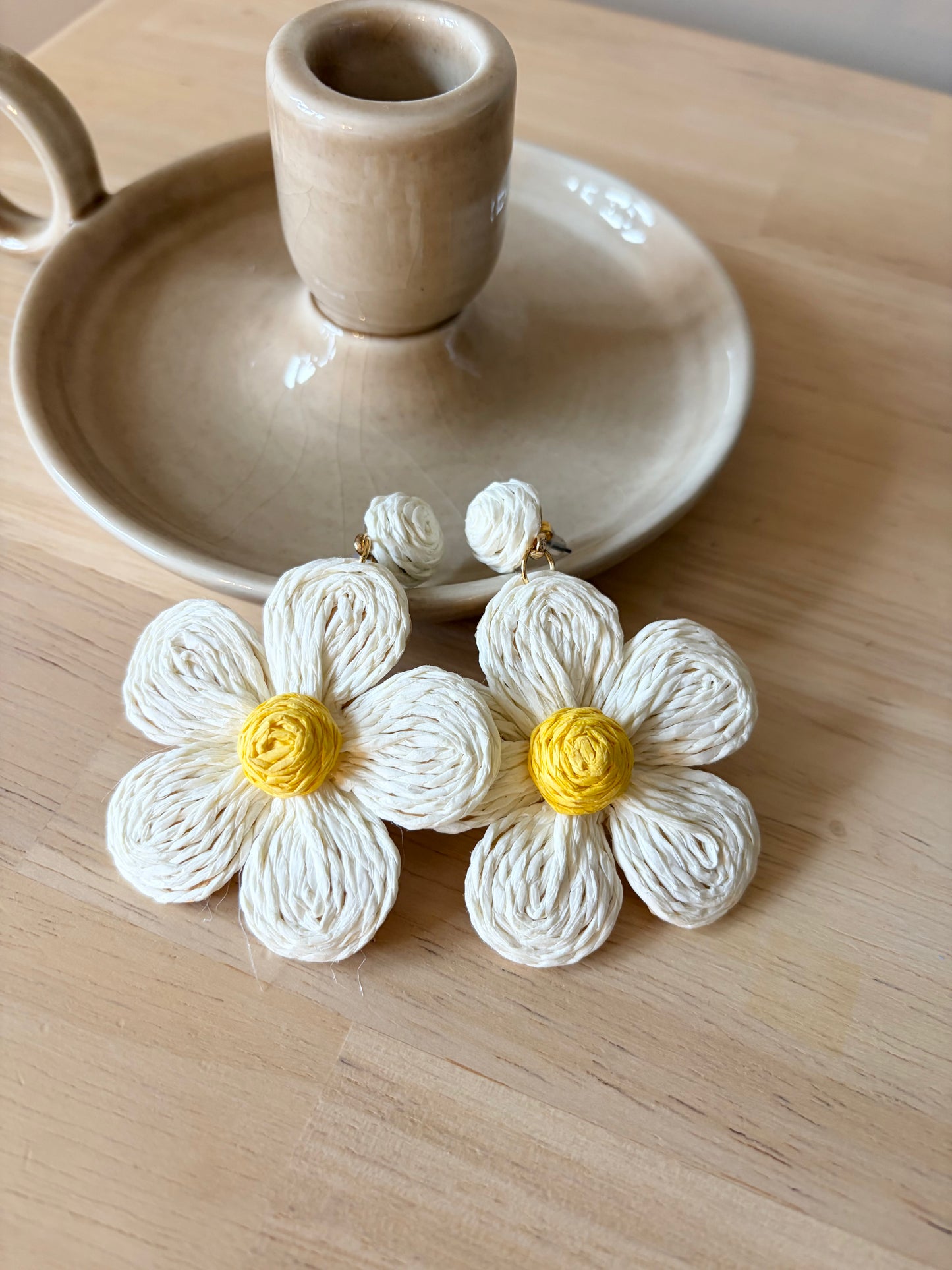 Boucles d'oreilles marguerite - Anemone Store