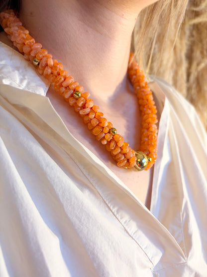Collier orange