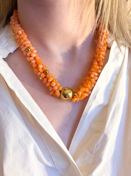 Collier orange