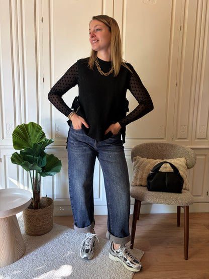 Pull sans manches LOAVIE Noir