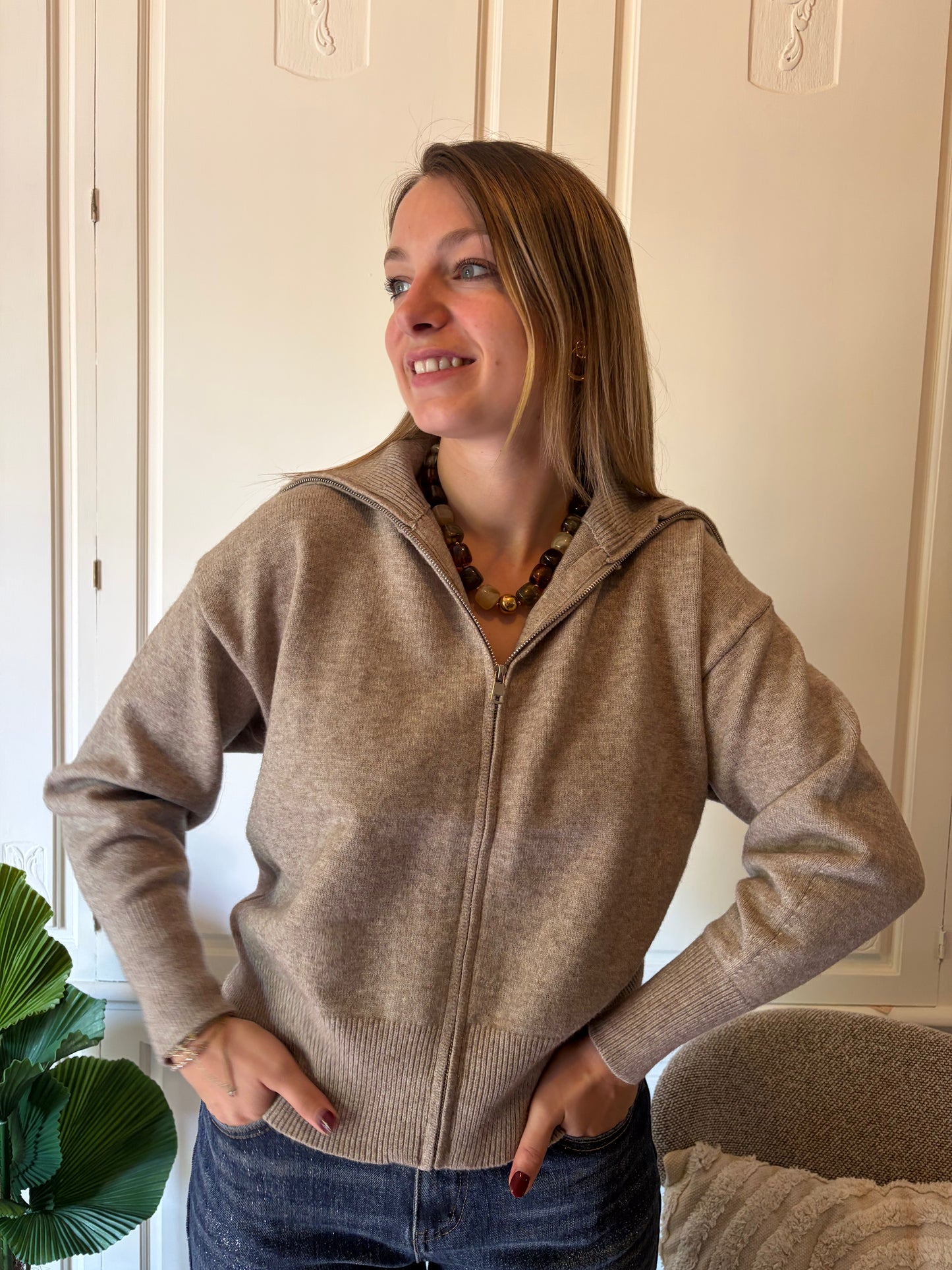 Gilet CARO Beige