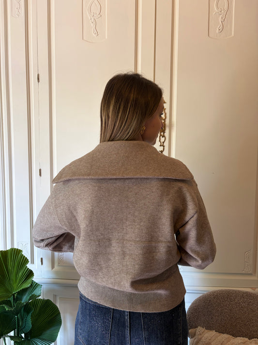 Gilet CARO Beige - Anemone Store