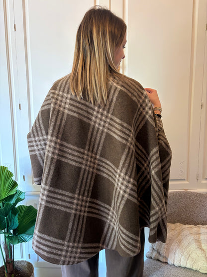 Poncho ALOE Marron