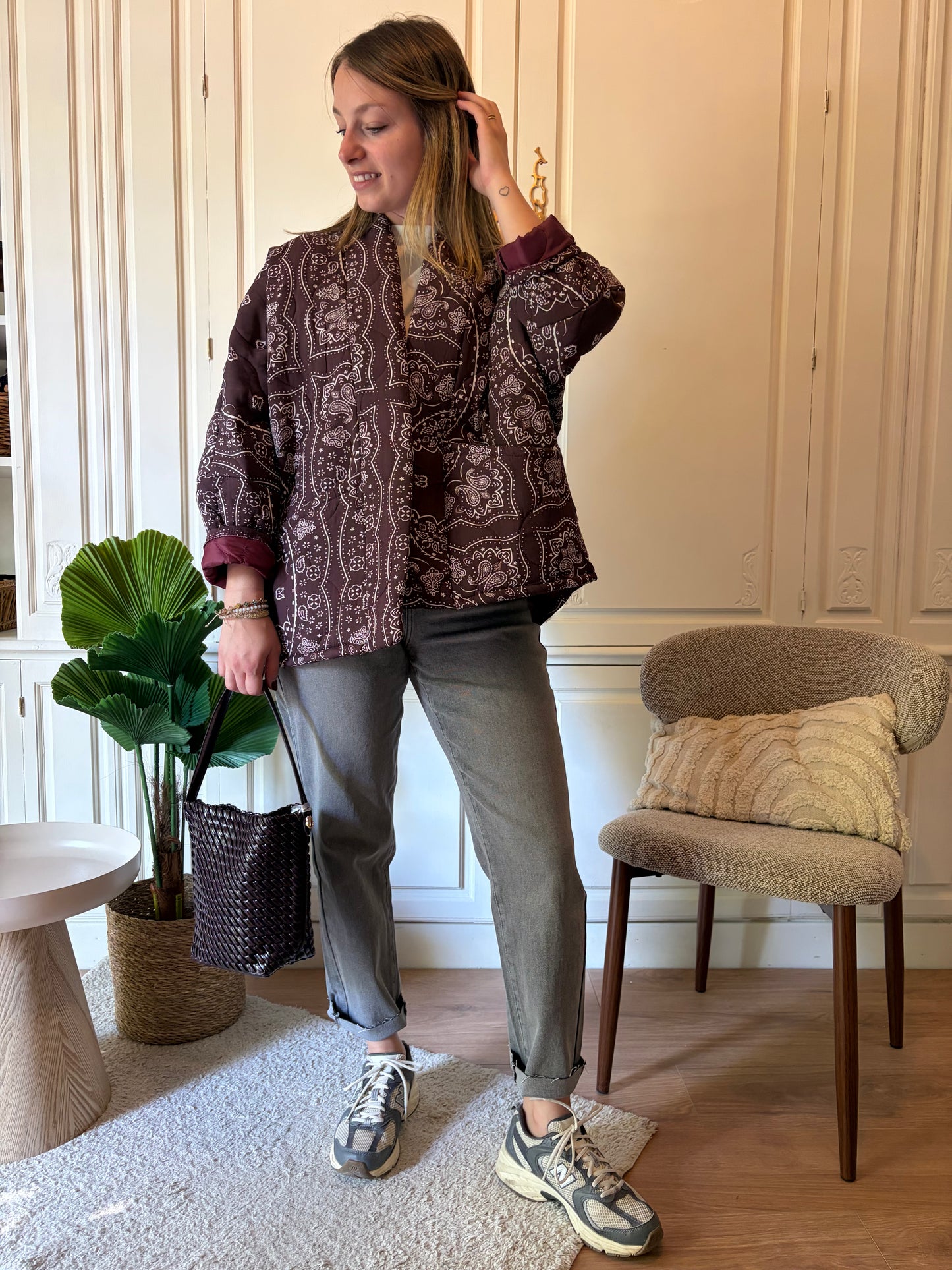 Veste BANDI Bordeaux