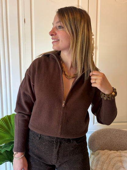 Gilet CARO Marron