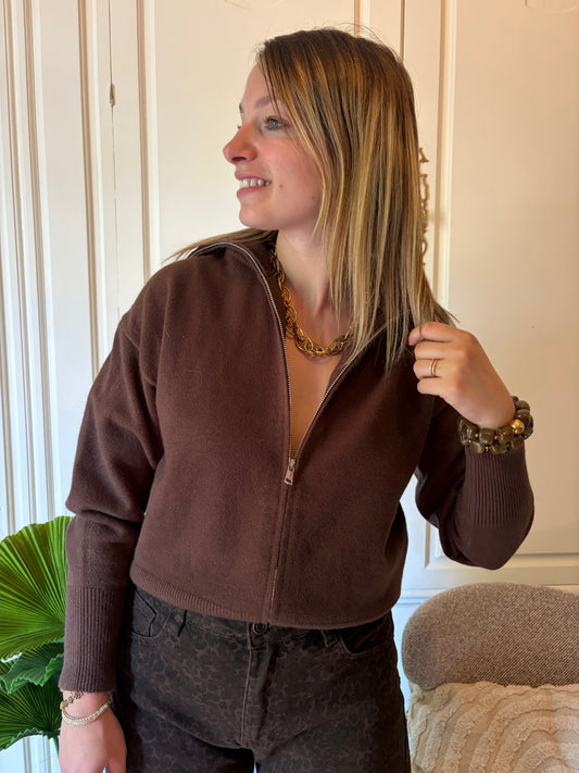 Gilet CARO Marron - Anemone Store