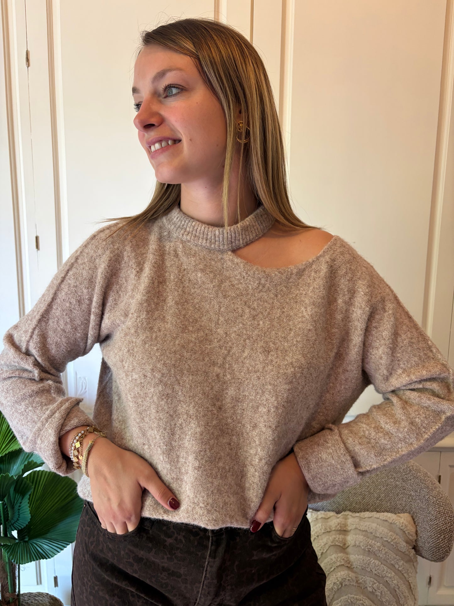 Pull TAHIS Taupe