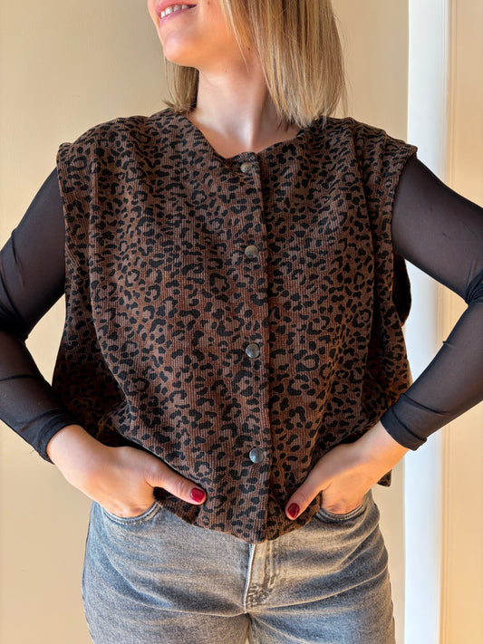 Veste sans manches léopard SOREL