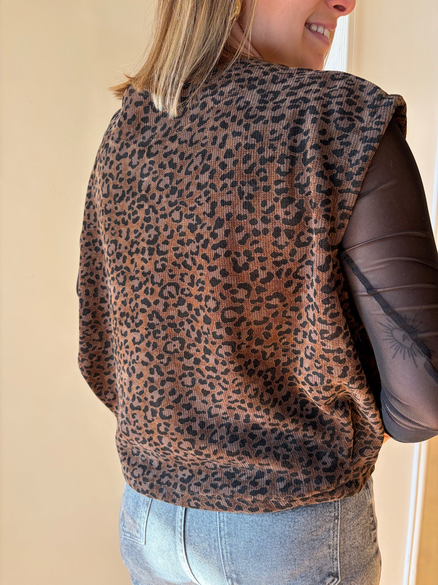 Veste sans manches léopard SOREL