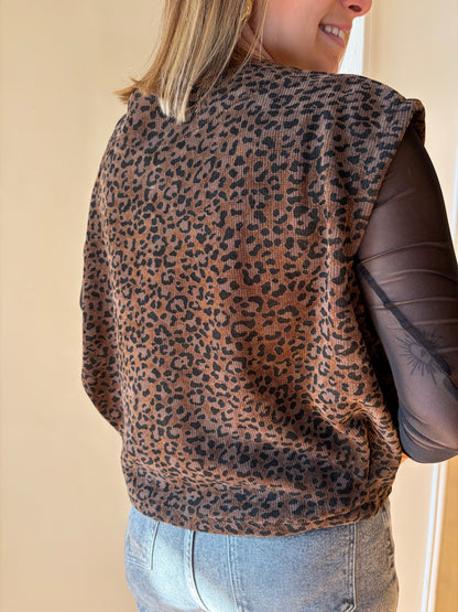 Veste sans manches léopard SOREL