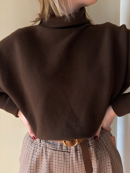 Pull chauve souris chocolat MILA