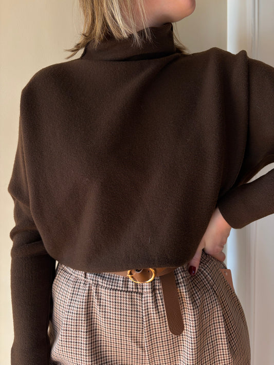 Pull chauve souris chocolat MILA