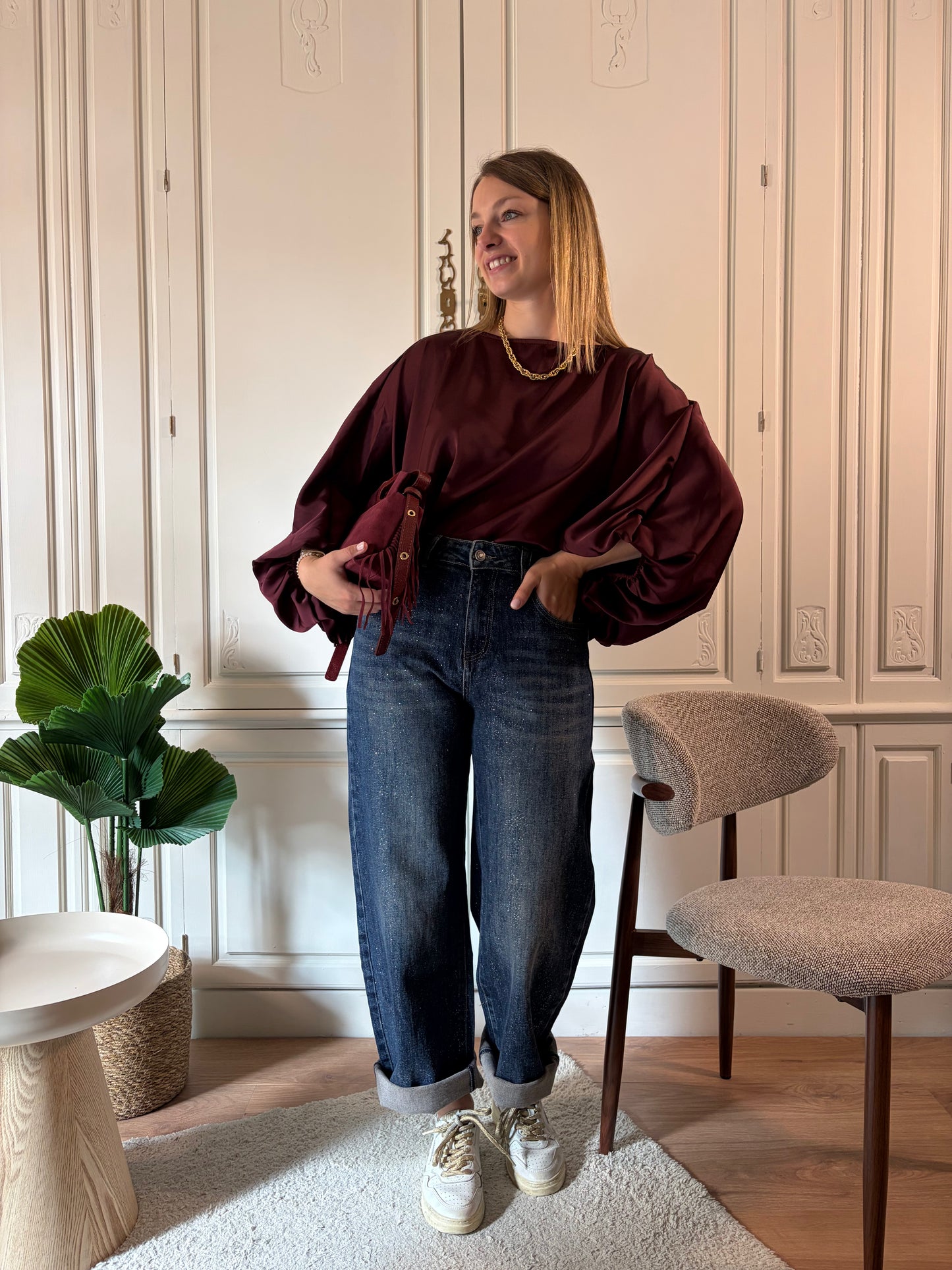 Blouse MOLLY Bordeaux
