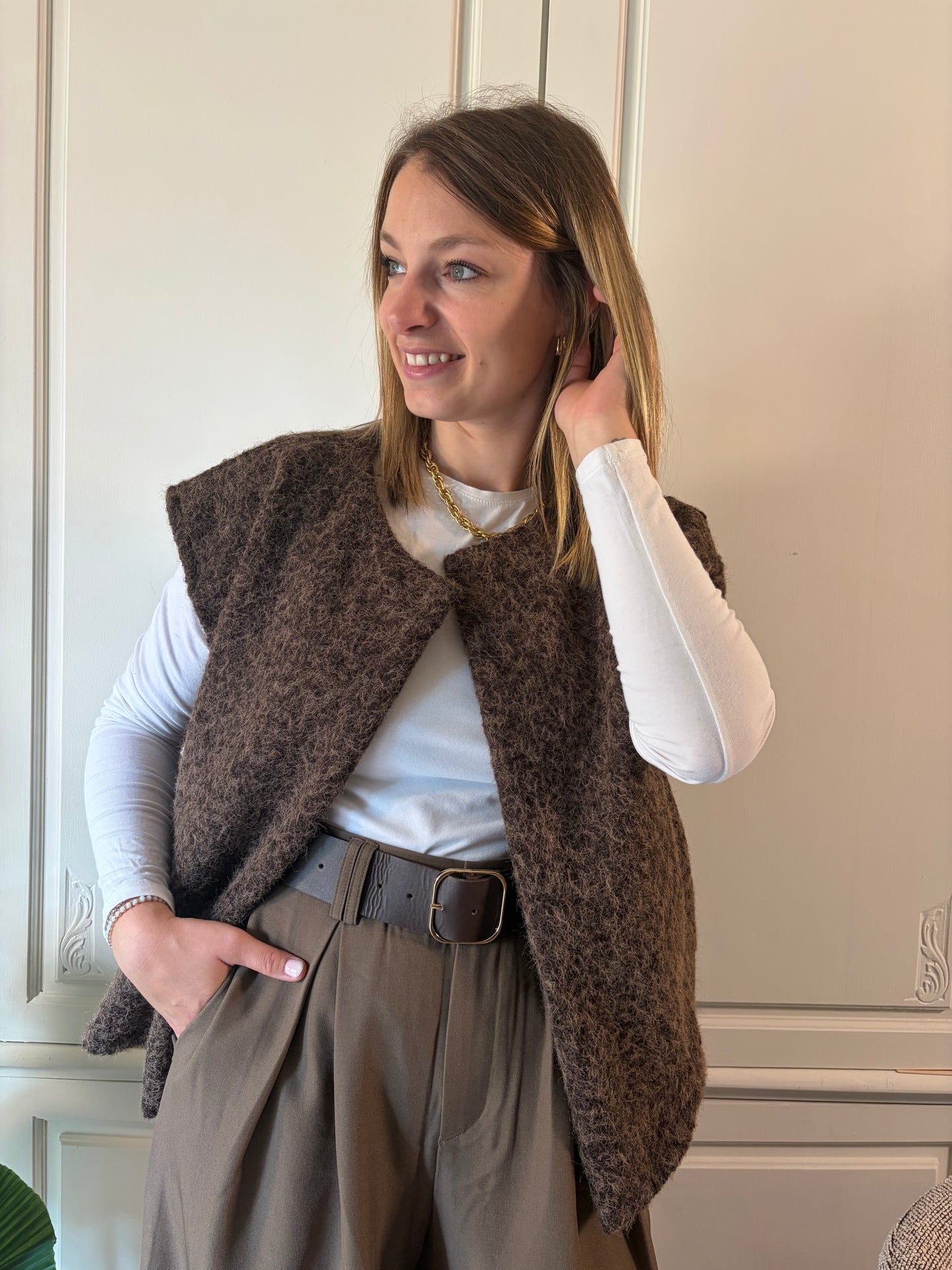 Veste MICHELE Marron