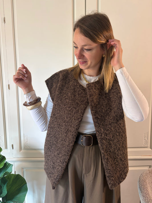 Veste MICHELE Marron - Anemone Store