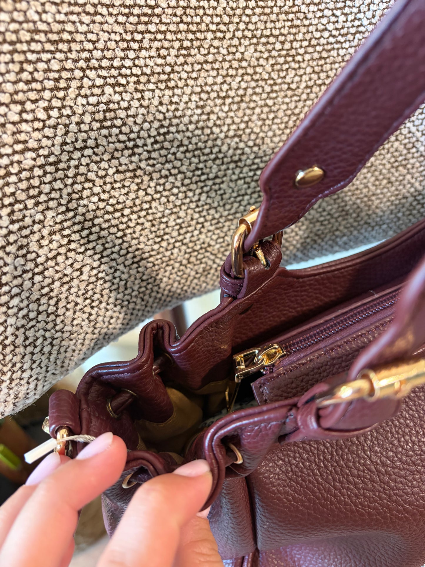 Sac bordeaux