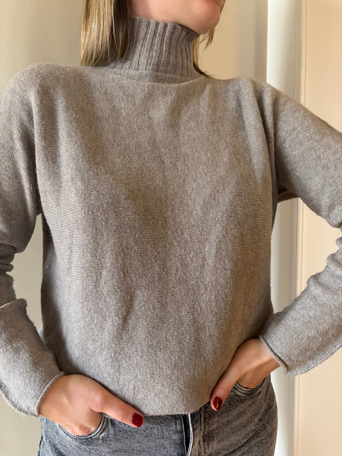 Pull CELIA taupe - Anemone Store