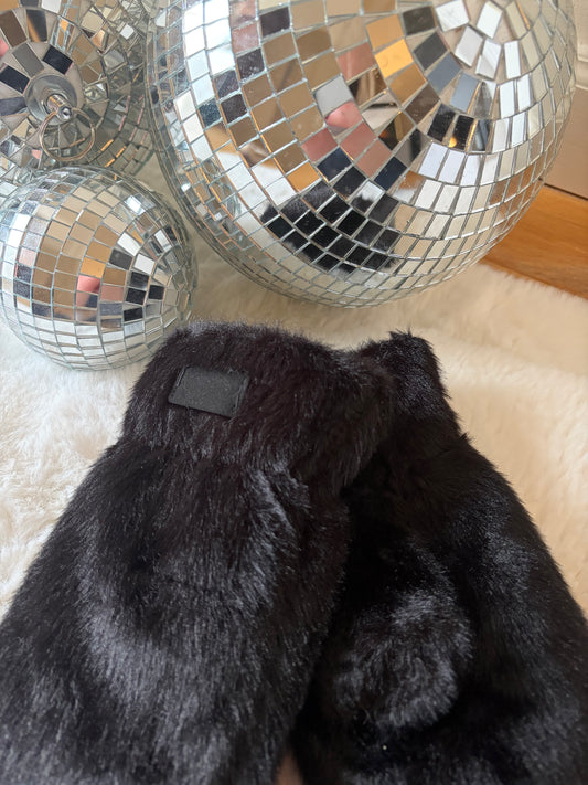 Mitaines doudou noires